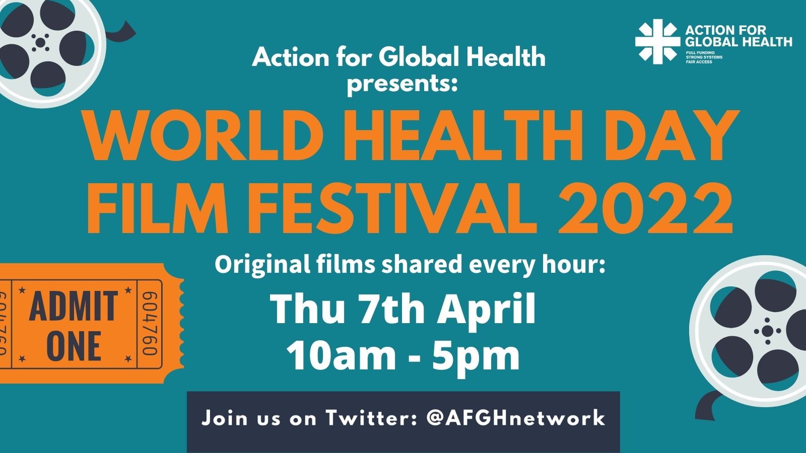 Action For Global Health Premiere NEW Healthy Futures Campaign Video At Their #WorldHealthDay Film Festival