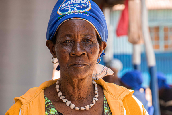 Mary, 68 years old, Kenya