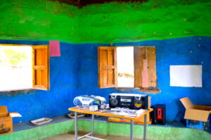 Media room used by malaria school clubs in Halaba, Ethiopia © Malaria Consortium