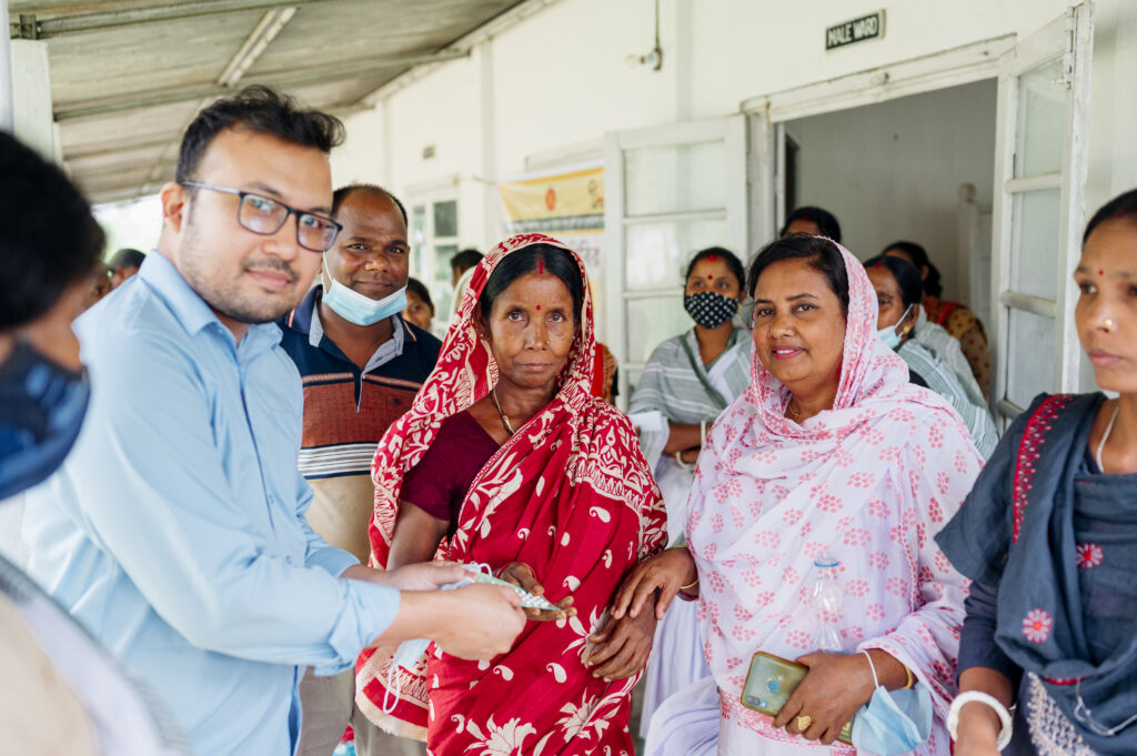 Pop-up skin camp in Sylhet, Bangladesh