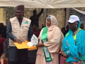 Malaria campaign launch in Kaduna with Dr Kolawole Maxwell and First Lady Hafsat Uba Sani